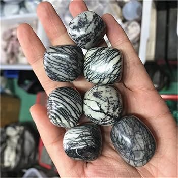 Amazon.co.jp: 100 グラム天然宝石スパイダーウェブジャスパー